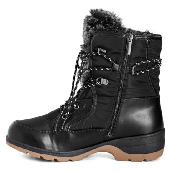 AVENUE Women's Wide Fit Sonya Cold Weather Fashion Boot Size 12 W BLACK - Picture 4 of 5